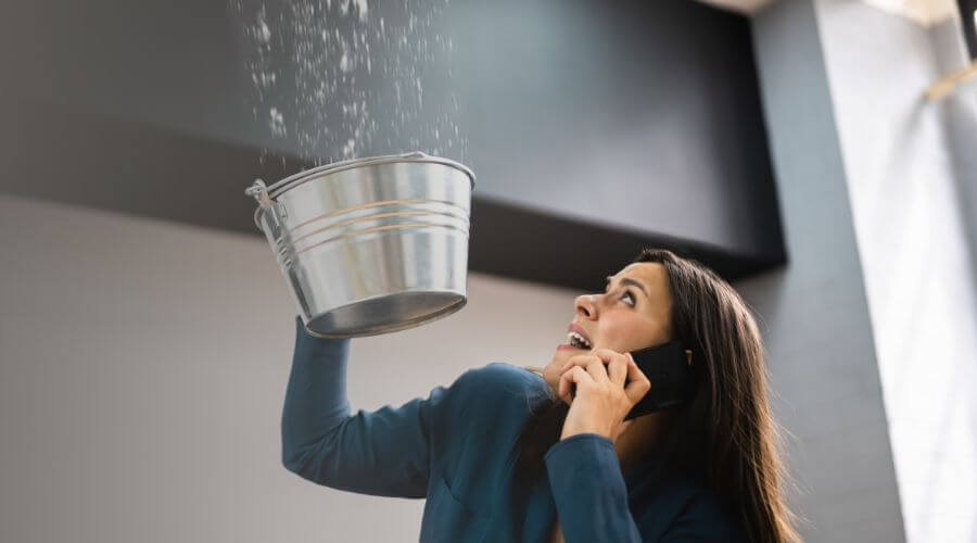 Why choose water damage cleanup for ceiling water damage repair in Branford